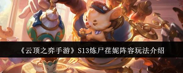ƶ֮ΡS13ʬ淨